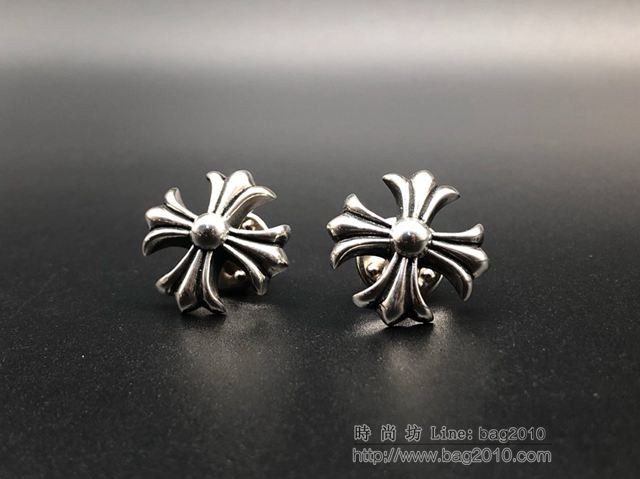 chrome hearts銀飾 克羅心大十字花胸針 胸花別針 克羅心925銀別針  gjc1898